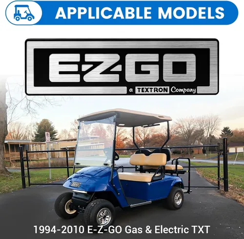 Vista 6 de Placa de identificación para carritos de golf EZGO TXT 1994-2010 de gas y eléctricos 71037G01