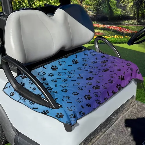 Vista 10 de Funda para asiento de carrito de golf, ligera, ajuste universal, accesorios para carrito de golf, fácil de instalar