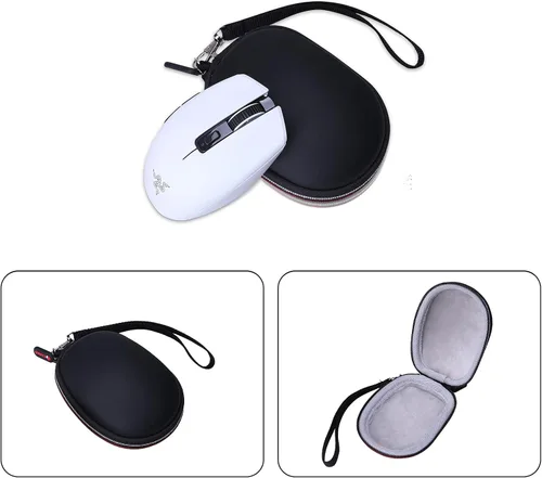 Vista 5 de XANAD Estuche de viaje para Razer Orochi V2 o Logitech G705 Mobile Wireless Gaming Mouse - Bolsa organizadora de transporte