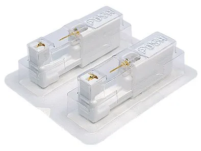 Vista 3 de Aretes de piercing de oreja de oro mini de 0.118 in redondos "Studex System 75" hipoalergénicos por Studex