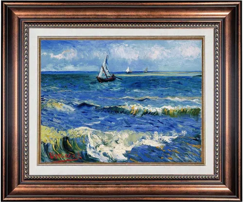 Vista 55 de ELITEAART- La noche estrellada por Vincent Van Gogh, pintura al óleo, reproducción de pintura al óleo, impresión en lienzo giclée, tamaño marcado