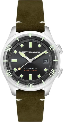 Vista 12 de Reloj automático para hombre Spinnaker Bradner de 42mm con brazalete sólido de acero inoxidable SP-5062