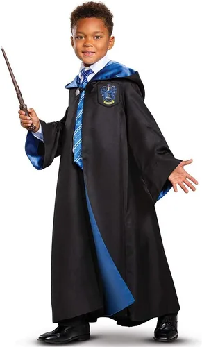 Vista 5 de Harry Potter Hogwarts - Bata clásica para niños, disfraz, accesorio