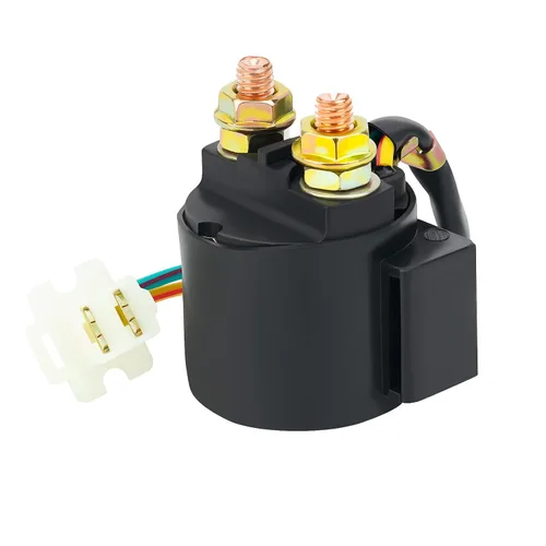 Vista 3 de AHL Relé solenoide de arranque para Yamaha Raptor 50 YFM50 2004-2008 ATV/Serow XT225 XT 225 1992-2000/SNOSPORT SV125 SV 125 1990 1991 Moto