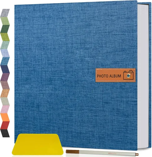 Vista 56 de Popotop Álbum de fotos grande autoadhesivo 4x6 5x7 8x10 Álbum de recortes DIY Libro de imágenes, Regalos para mamá, familia, bebé y boda