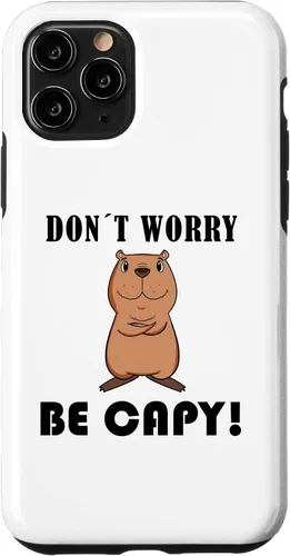 Vista 10 de iPhone 15 Capybara Sayings Rodent Water Pig Case