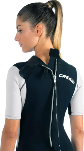 Vista 3 de Traje de neopreno corto para mujer adulta para esnórquel, buceo, neopreno térmico de calidad de 0.098 in - Med X: diseñado en Italia por Cressi