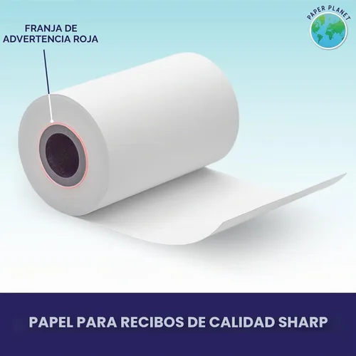 Vista 4 de PaperPlanet Papel de recibo para Clover Flex C400 C401 C405 C406 10