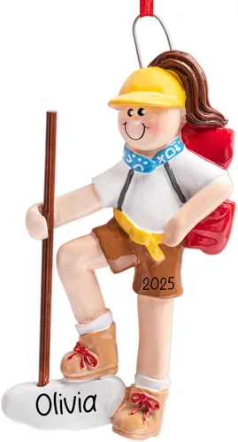 Vista 11 de Adorno Personalizado de Uniforme de Boy Scout para Navidad 2025 Adorno para Árbol de Navidad para Scout Masculino Recuerdo Único de Primer
