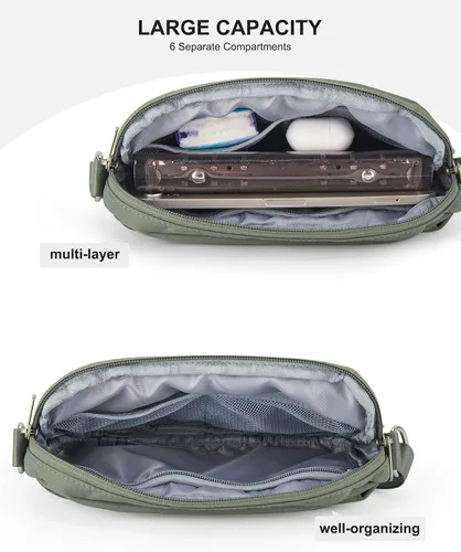 Vista 4 de Bolsos cruzados para mujer, bolso cruzado pequeño, bolso cruzado para mujer, bolsos cruzados para mujer