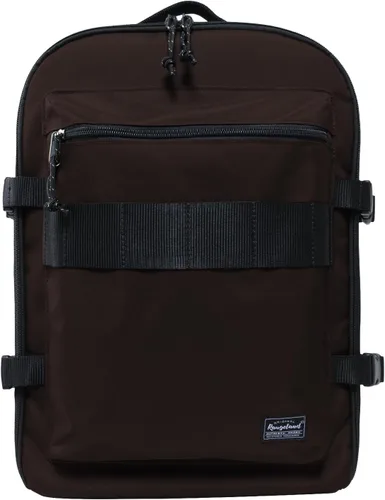 Vista 22 de Mochila de viaje ligera para senderismo, mochila para laptop, 17L de mano para artículos personales, bolsa de fin de semana, unisex, todo negro