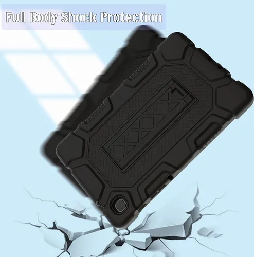 Vista 5 de Funda Samsung Galaxy Tab A7 Lite de 8.7 pulgadas con soporte, a prueba de golpes, resistente a los golpes, para Galaxy Tab A7 (SM-T220/T225)