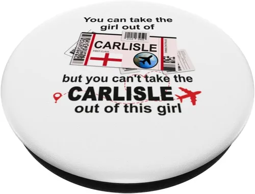 Vista 2 de Carlisle Girl - Carlisle Boarding Pass - Carlisle PopSockets Swappable PopGrip
