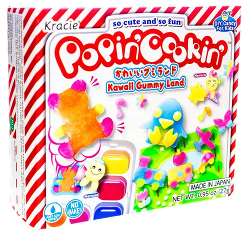 Vista 4 de Kracie Popin' Cookin' Kit de caramelos de tierra de gomitas de bricolaje 0.95 onzas