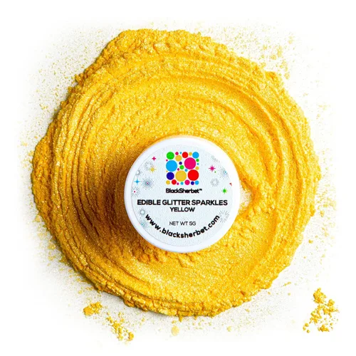 Vista 17 de Blacksherbet Purpurina comestible de albaricoque para bebidas, 0.18 oz, certificado KOSHER, purpurina y polvo para pasteles, fresas, magdalenas