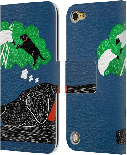 Vista 10 de Stephen Huneck Dogs Brain Sally Humour - Funda de piel tipo cartera compatible con iPod Touch 5G 5.ª