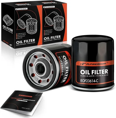 Vista 11 de A-Premium Filtro de aceite giratorio de protección de 10 mil millas compatible con Ford y Chevy y para Toyota, Nissan, Volkswagen, Jeep, Subaru