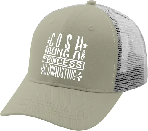 Vista 2 de devor Hat Coash Being a Princess is Exhausting Dad Hat, Graphic Baseball Cap for Women