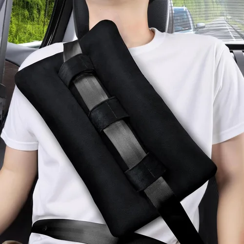 Vista 16 de Almohada para cinturón de seguridad poscirugía, almohada para puerto de quimioterapia para protector de pecho para pacientes de quimioterapia