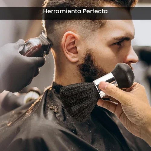 Vista 5 de 2 cepillos de peluquería para quitar el cabello suelto, cepillos profesionales de corte de cabello, cepillo de peluquero suave para cepillar