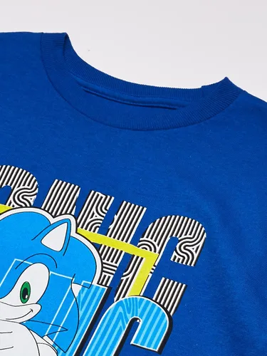 Vista 2 de SEGA Camiseta de manga corta Sonic The Hedgehog & Tails para niños