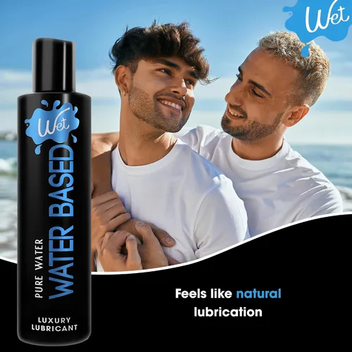 Vista 4 de Wet Lubricante original a base de agua de 9 onzas (paquete de 2)