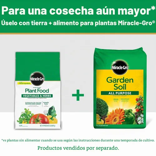 Vista 9 de Miracle-Gro Alimento vegetal soluble en agua, verduras y hierbas, 2 lb
