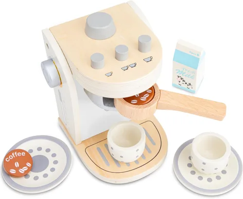 Vista 2 de New Classic Toys 10705 Cafetera, Multicolor (Blanco), 3 años a 9 años