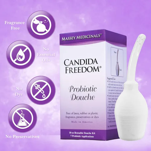 Vista 3 de Ducha probiótica CF: apoya el equilibrio saludable del pH adecuado para las mujeres