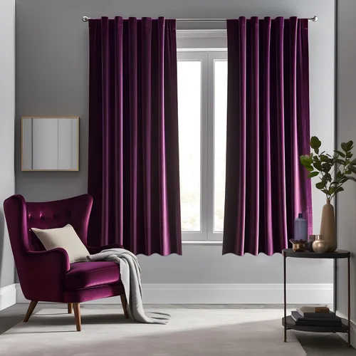 Vista 14 de Cortinas opacas de terciopelo negro para sala de estar, 52 pulgadas de ancho x 63 pulgadas de largo, cortinas opacas de lujo para dormitorio