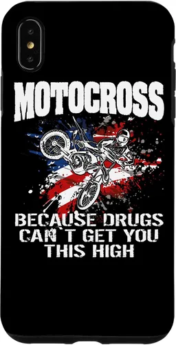 Vista 11 de Motocross Dirtbike MX Motorcycle Us Flag Case para iPhone 17