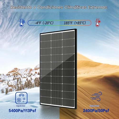 Vista 5 de JJN Panel solar de 100 W, paneles solares de 12 voltios de alta eficiencia tipo N 16BB, módulo de carga fotovoltaica de alta tasa de conversión