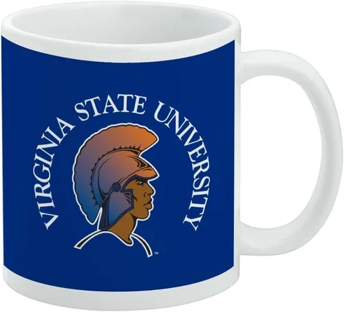 Vista 31 de Taza de cerámica con el logotipo principal de la Universidad Rider, taza de regalo novedosa para café, té y bebidas calientes, 11oz, blanca