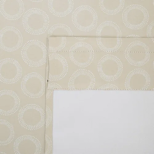 Vista 4 de Deconovo Cortinas opacas con bolsillo para barra, para Ktichen, 52 x 95 pulgadas, color beige
