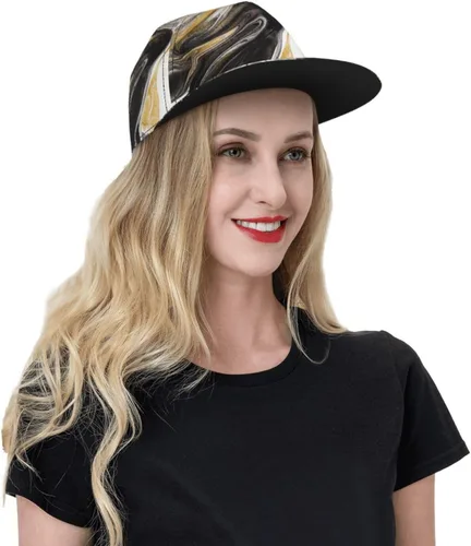 Vista 6 de Cartoon Animal Baseball Cap for Men Women Classic Snapback Hip Hop Flat Bill Brim Adjustable Visor Beach Trucker Hat