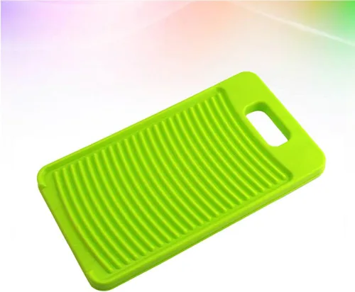 Vista 4 de Ipetboom Mini tabla de lavar de plástico para el hogar, mini tabla de lavar portátil para el hogar (verde)