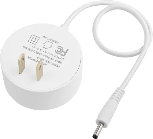 Vista 7 de Adaptador de alimentación de 17 pies de largo compatible con Google Nest Mini, Hub, enrutador WiFi y punto - Cable de alimentación extra largo