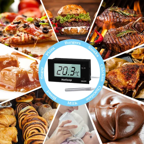 Vista 7 de Termómetro Digital de Horno Hotloop Resistente al Calor hasta 572°F/300°C, LCD