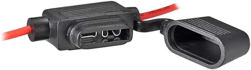 Vista 3 de UXCELL En línea 18AWG impermeable portafusibles negro para ATC/ATO
