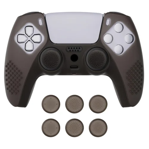 Vista 16 de eXtremeRate PlayVital Aqua Green 3D Studded Edition Anti-Slip Silicone Cover Skin for ps5 Controller, Soft Rubber Case for PS5 Wireless Controller