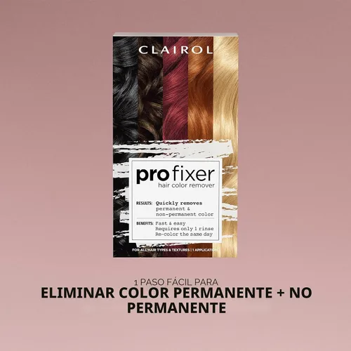 Vista 5 de Clairol Kit removedor de color de cabello Pro Fixer Elimina