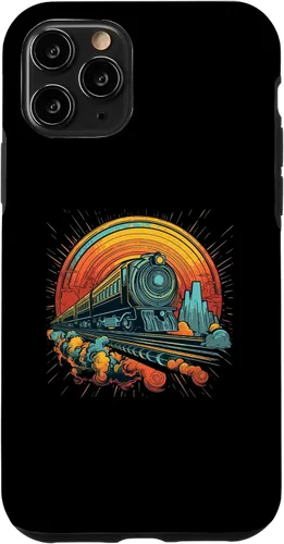 Vista 27 de Funda para iPhone 16 Train Locomotora y modelo de trenes de ferrocarril