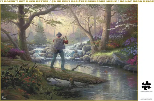 Vista 4 de Buffalo Games - Thomas Kinkade It Doesn't Get - Rompecabezas de 500 piezas para adultos Officially Licensed, Recycled Board, Finished Size 21.25 x