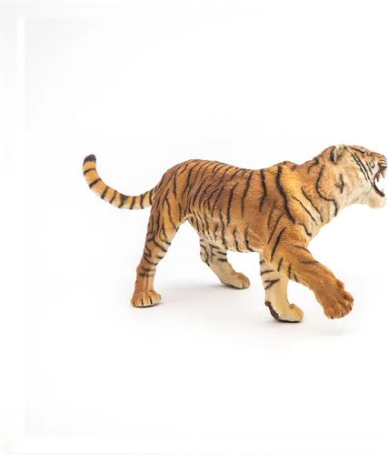 Vista 7 de Papo - Figura realista de tigre rugiente para niños - A partir de 3 años - Colección de depredadores de la selva - Juego educativo de animales