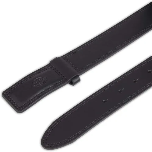 Vista 4 de Dickies Cinturón mecánico de cuero antiarañazos para hombre, Negro