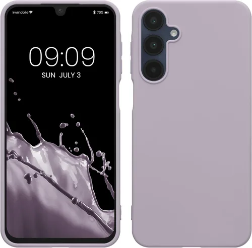 Vista 21 de kwmobile Funda compatible con Samsung Galaxy A12 - Funda protectora de silicona TPU suave y delgada - Azul Báltico