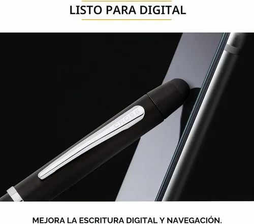 Vista 5 de Cross Tech3+ - Accesorio para lápiz capacitivo negro satinado, 0.315 in