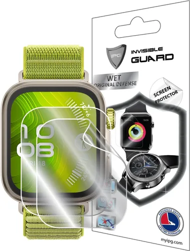 Vista 19 de IPG Para HUAWEI Band 8 Smart Watch Protector de pantalla de hidrogel (2 unidades) Película transparente HD invisible Protector antiarañazos