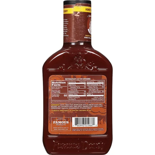 Vista 6 de Famous Dave's Paquete variado de salsa BBQ – 3 unidades, Rich & Sassy, Texas Spit & Honey Hickory (59 onzas)