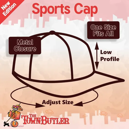 Vista 2 de The Town Butler got Charqui - A Comfortable Adjustable Dad Baseball Hat